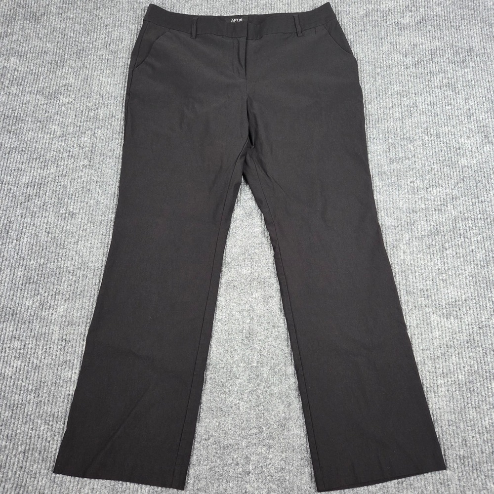 Apt 9 Womens Modern Fit Dress Pants Size 16 Stretch Career Trousers RN73277
